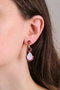 Heliophilia Silver Pendientes de Latón con Circonio en Dorado